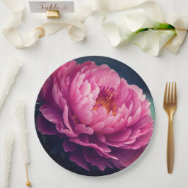 Blumenplatte Hochzeit/Dusche Pappteller