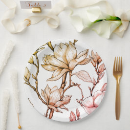 Blumenplatte Hochzeit/Dusche Pappteller