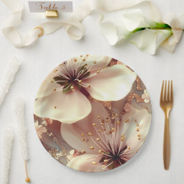 Blumenplatte Hochzeit/Dusche Pappteller