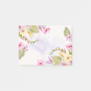 Blumenpost-it-Notes Post-it Klebezettel