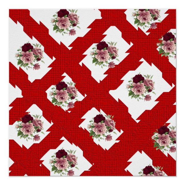 Blumenposter Poster (Vorderseite)