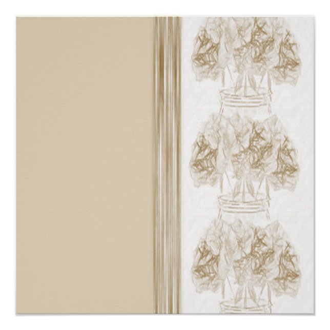 Blumenposter Poster (Vorderseite)