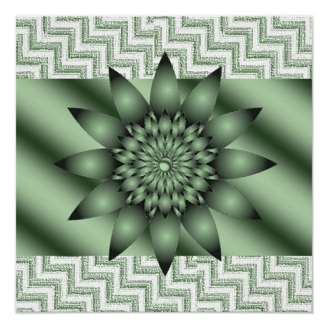 Blumenposter Poster (Vorderseite)