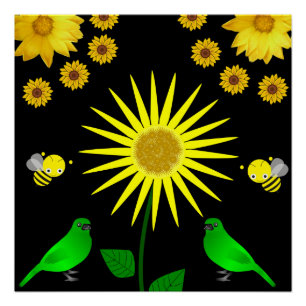 Blumenposter Poster