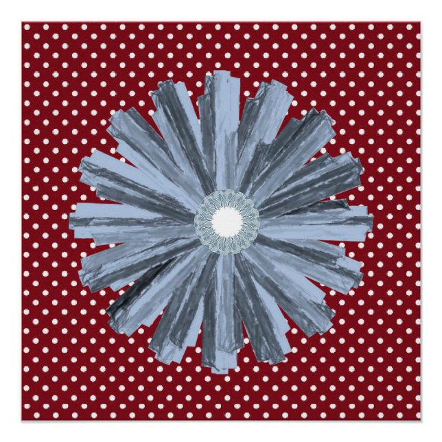 Blumenposter Poster (Vorderseite)