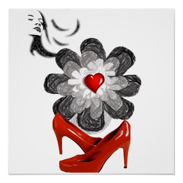 Blumenposter Poster (Vorderseite)