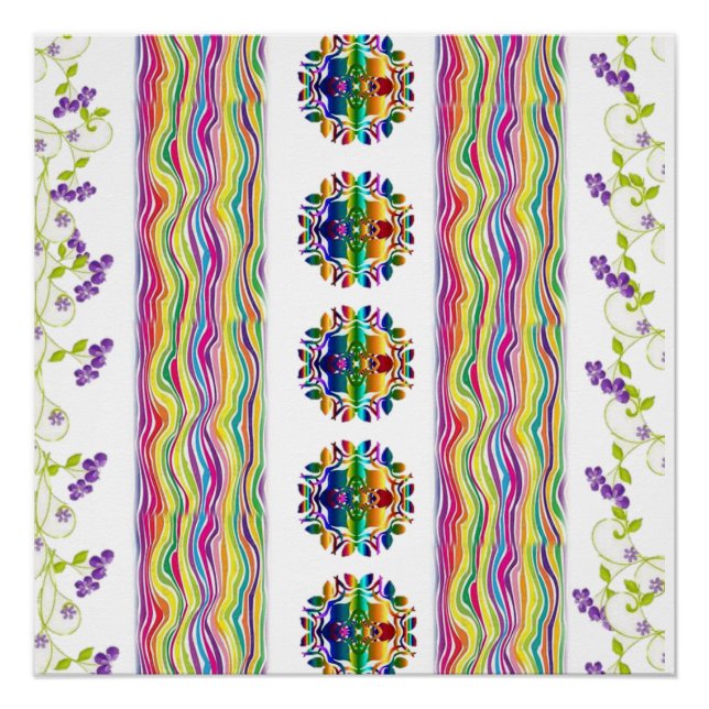 Blumenposter Poster (Vorderseite)