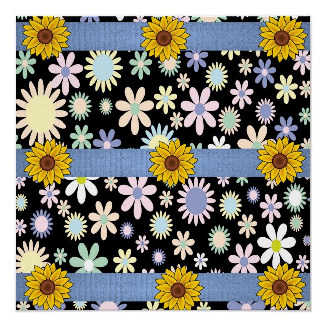 Blumenposter Poster (Vorderseite)