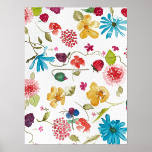 Blumenposter Poster