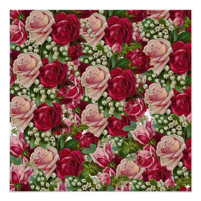 Blumenposter Poster (Vorderseite)