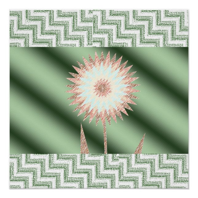 Blumenposter Poster (Vorderseite)