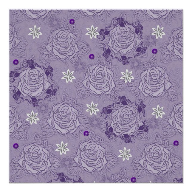 Blumenposter Poster (Vorderseite)