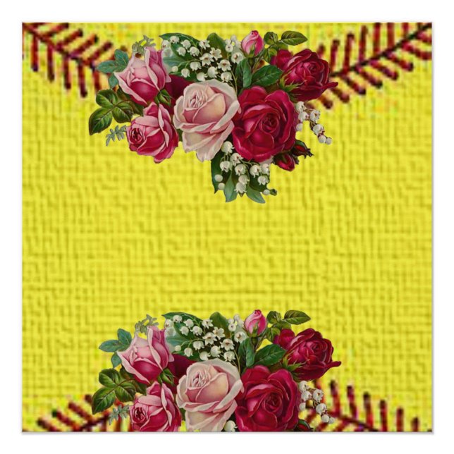 Blumenposter Poster (Vorderseite)