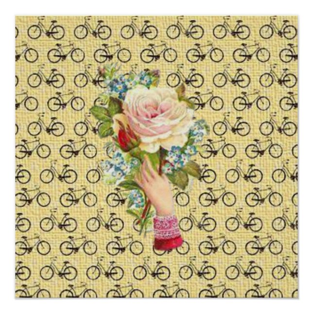 Blumenposter Viktorianisch Poster (Vorderseite)