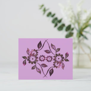 Blumenpostkarte Postkarte