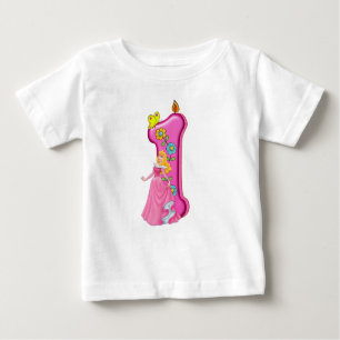 Blumenprinzessin Erste Geburtstagskandle T - Shirt