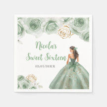 BlumenPrinzessin in Sage Green Dress 16 . Geburtst