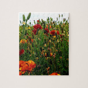 Blumenpuzzlespiel: Die Blumen-Felder, Karlsbad, CA Puzzle