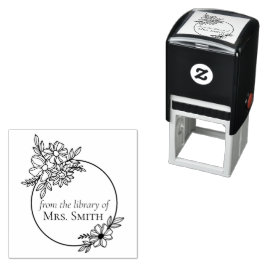 Blumenrahmen aus der Bibliothek Permastempel