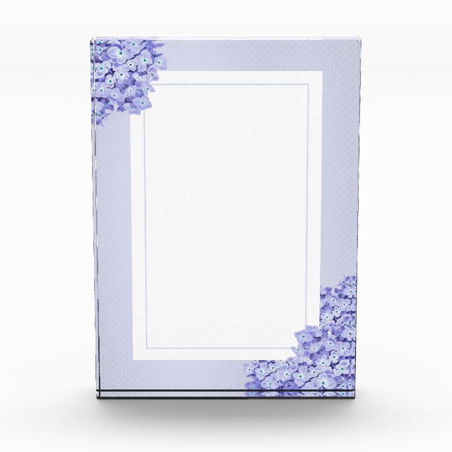 Blumenrahmen-Foto Fotoblock (Vorderseite)