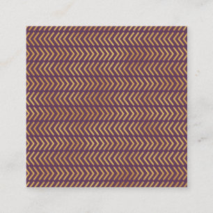 Blumenrahmen für Foto Quadratische Visitenkarte