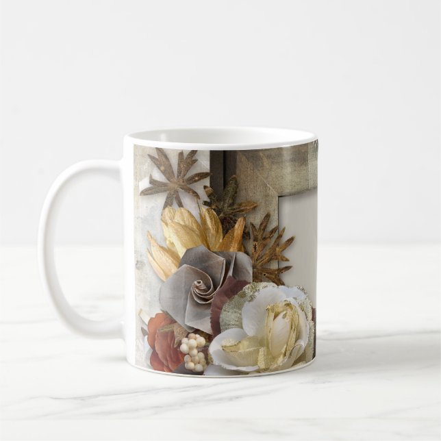 Blumenrahmen-Tasse Kaffeetasse (Links)