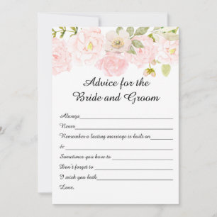 Blumenratgeber Karten für Brautpartys