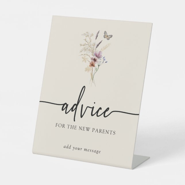 Blumenratgeber Kinderduschzeichen Sockelschild (Vorderseite)