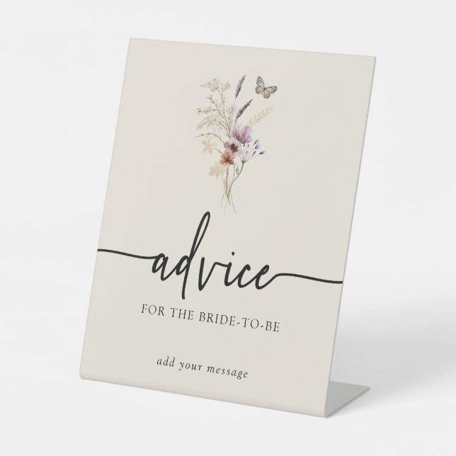 Blumenratgeber Sockelschild (Vorderseite)