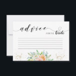 Blumenratschläge für die Brautwasserfarbe Hinweiskarte<br><div class="desc">Blush Blumenempfehlung für die Brautwasserfarbe. Finden Sie weitere Optionen und passende Artikel in meinem Shop oder kontaktieren Sie mich.</div>