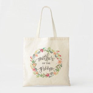 Blumenreath, Mutter des Bräutigams, Kalligraphie-7 Tragetasche