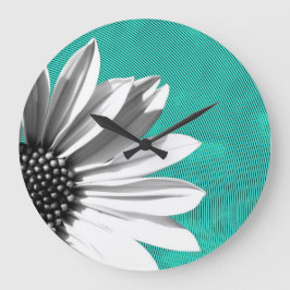 blumenreich große wanduhr