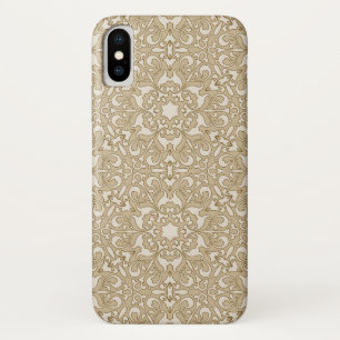 Blumenreich verzierter Hintergrund Case-Mate iPhone Hülle