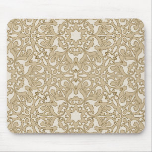 Blumenreich verzierter Hintergrund Mousepad