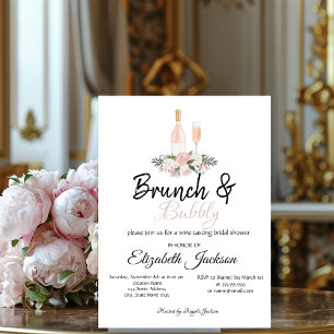 Blumenreicher Brunch & Prickelnder Brautjungfernab Einladung
