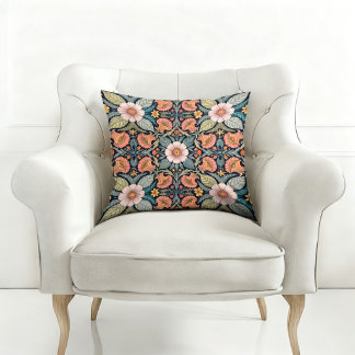 BLUMENREICHES BOHEMIAN VINTAGE MUSTER-KISSEN KISSEN