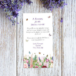 Blumenrezeptur und Schmetterlingsrezeption Begleitkarte