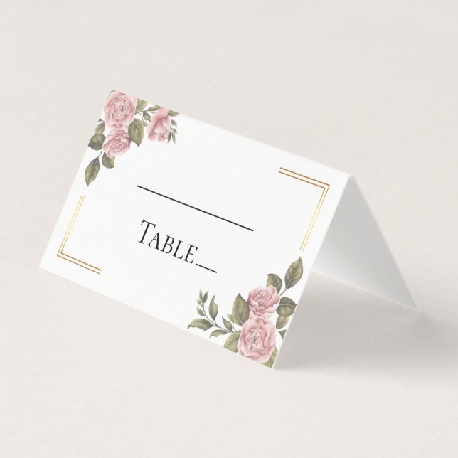 Blumenrosa Blume Sommerhochzeit (Vorderseite)