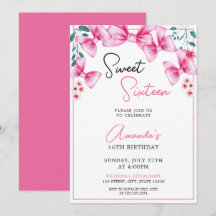 Blumenrosa Bow Coquette Sweet 16 Birthday