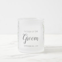 Blumenrosa Delikate Hochzeit Vater der Groom-Tasse