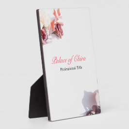 Blumenrosa Fotoplatte