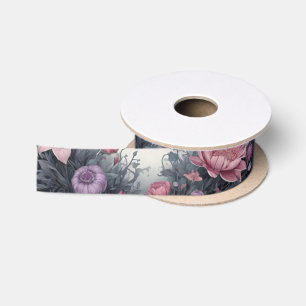 Blumenrosa Gothic Garden Gate Pagan Handfasts Satinband