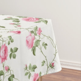 Blumenrosa Hütte Gartenmuster Tischdecke