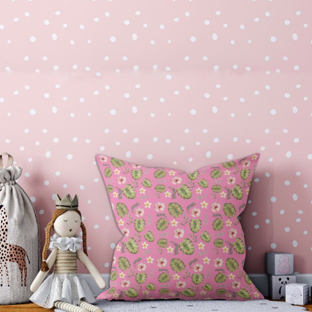 Blumenrosa-Kraut-Kissen Kissen (Von Creator hochgeladen)