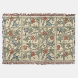 Blumenrosa Vintag William Morris Trellis Decke