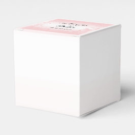 Blumenrosa Vintage Wedding Gevor Box Geschenkschachtel