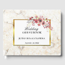 Blumenrosa, weißer Marmor Hochzeit