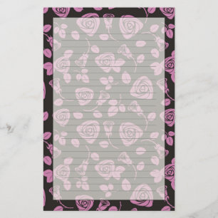 BlumenRosen-Hintergrund Briefpapier