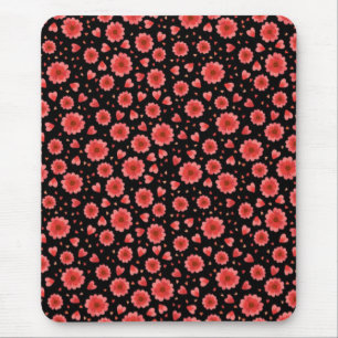 Blumenrote Blume Muster-23321 Mousepad