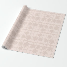 Blumenrottpapier Geschenkpapier